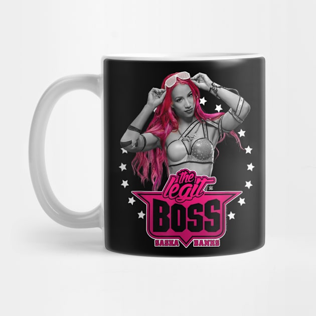 Sasha Banks Pink Hair by Holman